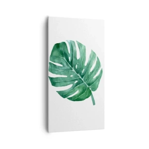 Cuadro sobre lienzo - Impresión de Imagen - Concepto verde - 55x100 cm