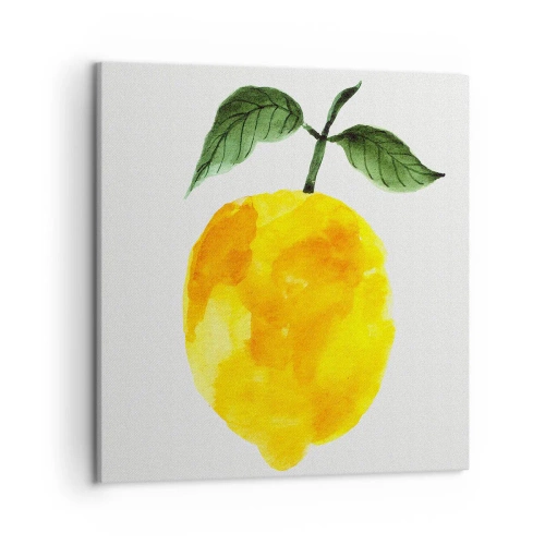 Cuadro sobre lienzo - Impresión de Imagen - Cómo conocer el sabor del sol - 50x50 cm