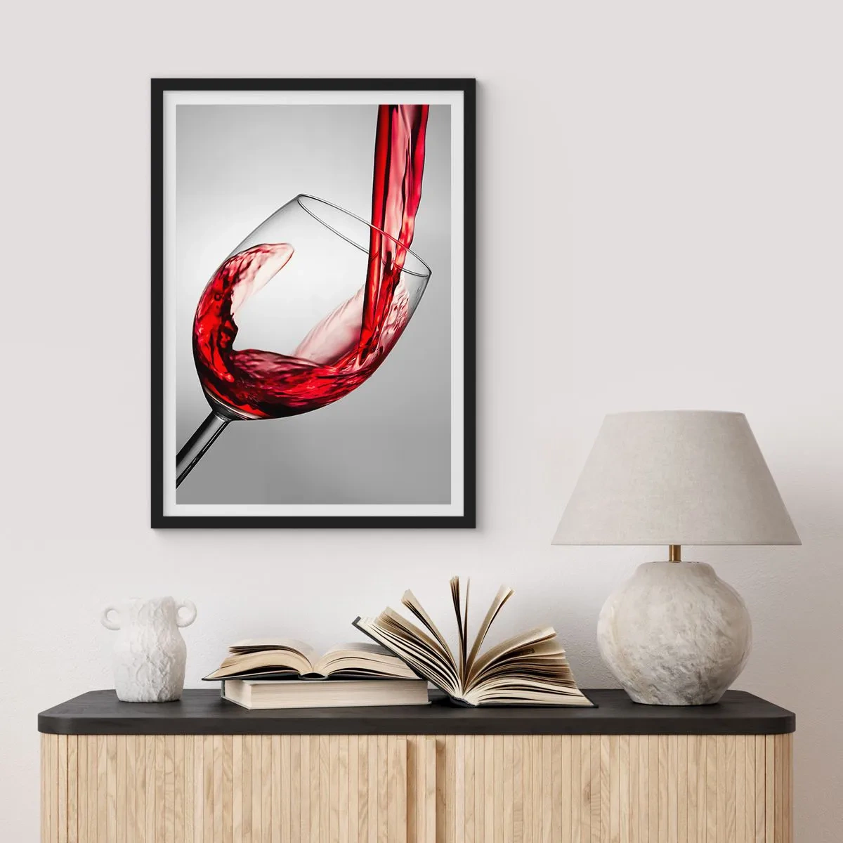 Póster en marco negro - Color - Movimiento - Sonido - 70x100 cm