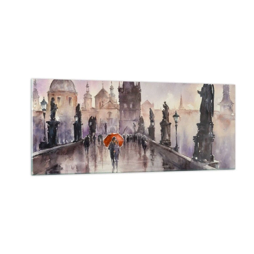 Cuadro sobre vidrio - Impresiones sobre Vidrio - La gente no cambia - 100x40 cm