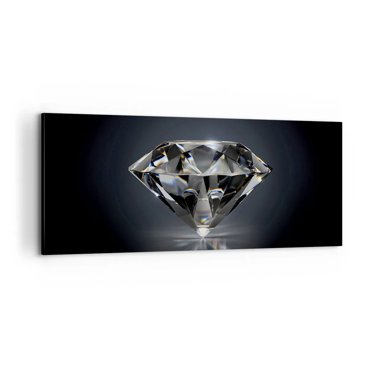 Cuadro sobre lienzo - Impresión de Imagen - Riqueza y belleza - 100x40 cm