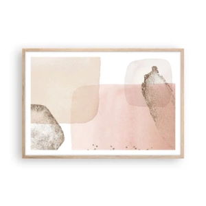 Póster en marco roble claro - Una mirada a través del color - 91x61 cm