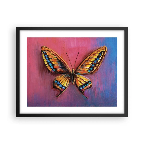 Póster en marco negro - Una joya de la naturaleza - 50x40 cm