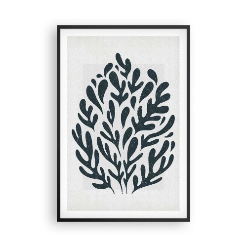 Póster en marco negro - Formas de la naturaleza - 61x91 cm