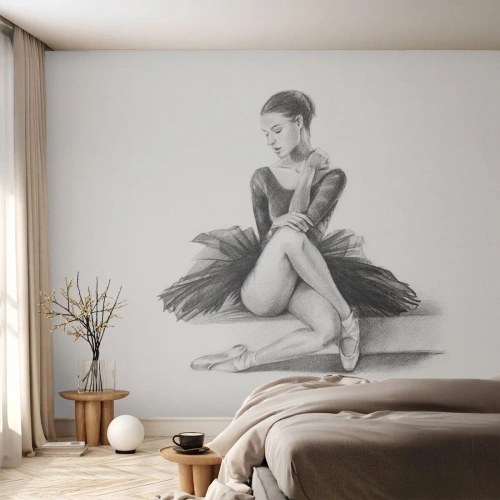 Fotomural Autadhesivo Deluxe Sticker - Amante de la danza - Bailarina, Bailar, Ballet - 100x70 cm