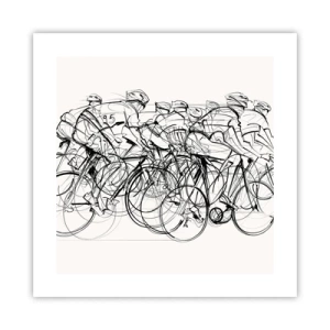 Póster - Juntos como un equipo - 40x40 cm