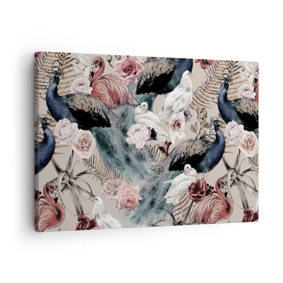 Cuadro sobre lienzo - Impresión de Imagen - En un jardín de palacio - 70x50 cm