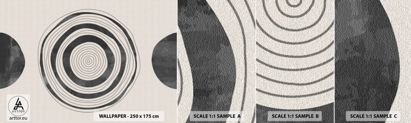 Muestra De Fotomural Standard Eco - Lo importante es lo que hay entre medias - Ruedas, minimalista, Contemporáneo - 100x30 cm