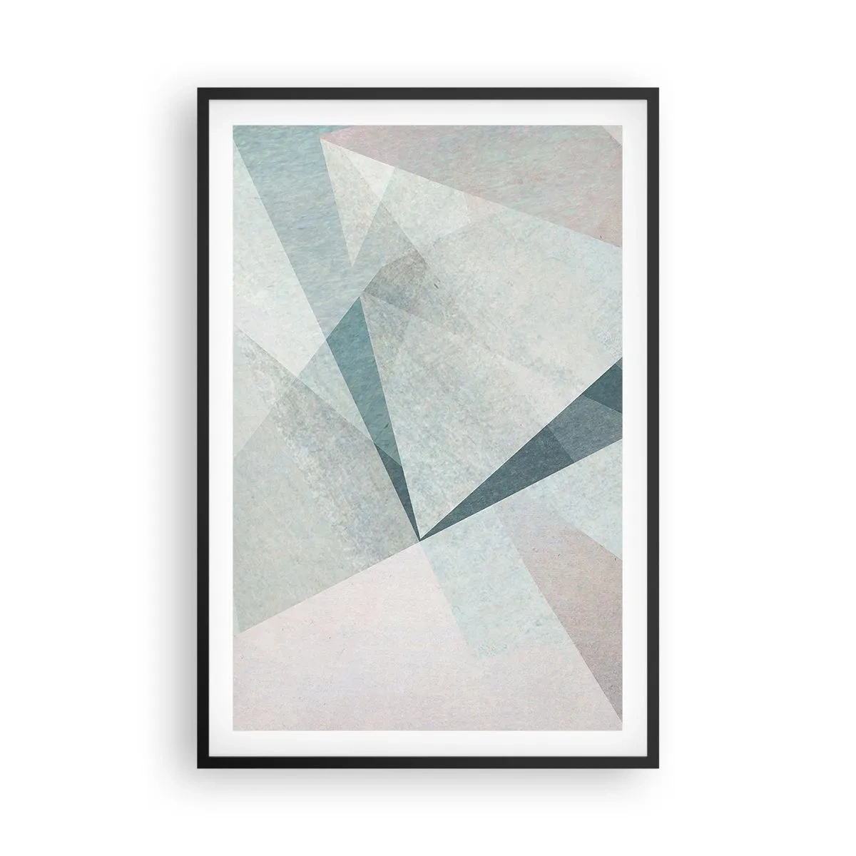 Póster en marco negro - Tranquilo pero dinámico - 61x91 cm