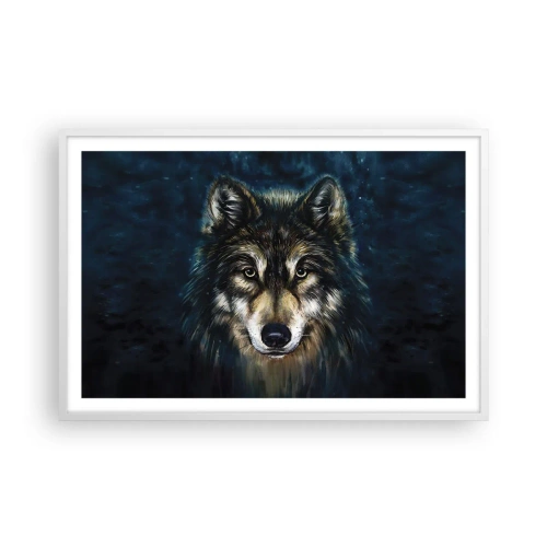 Póster en marco blanco - ¿Alfa? Y omega - 91x61 cm