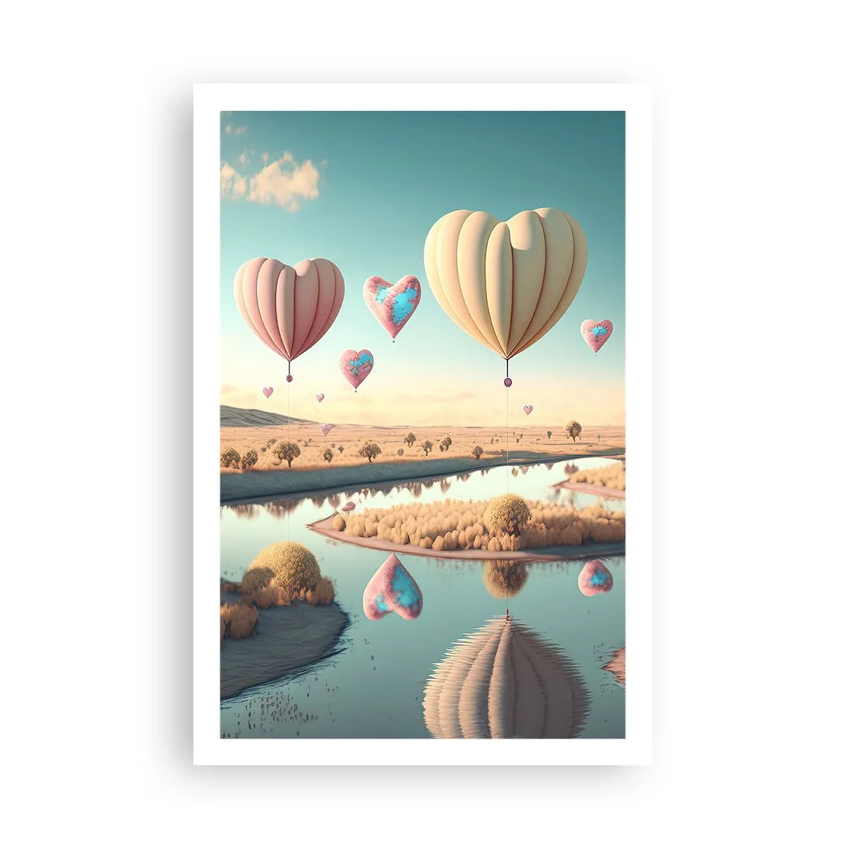 Póster - El amor te hace volar - 61x91 cm