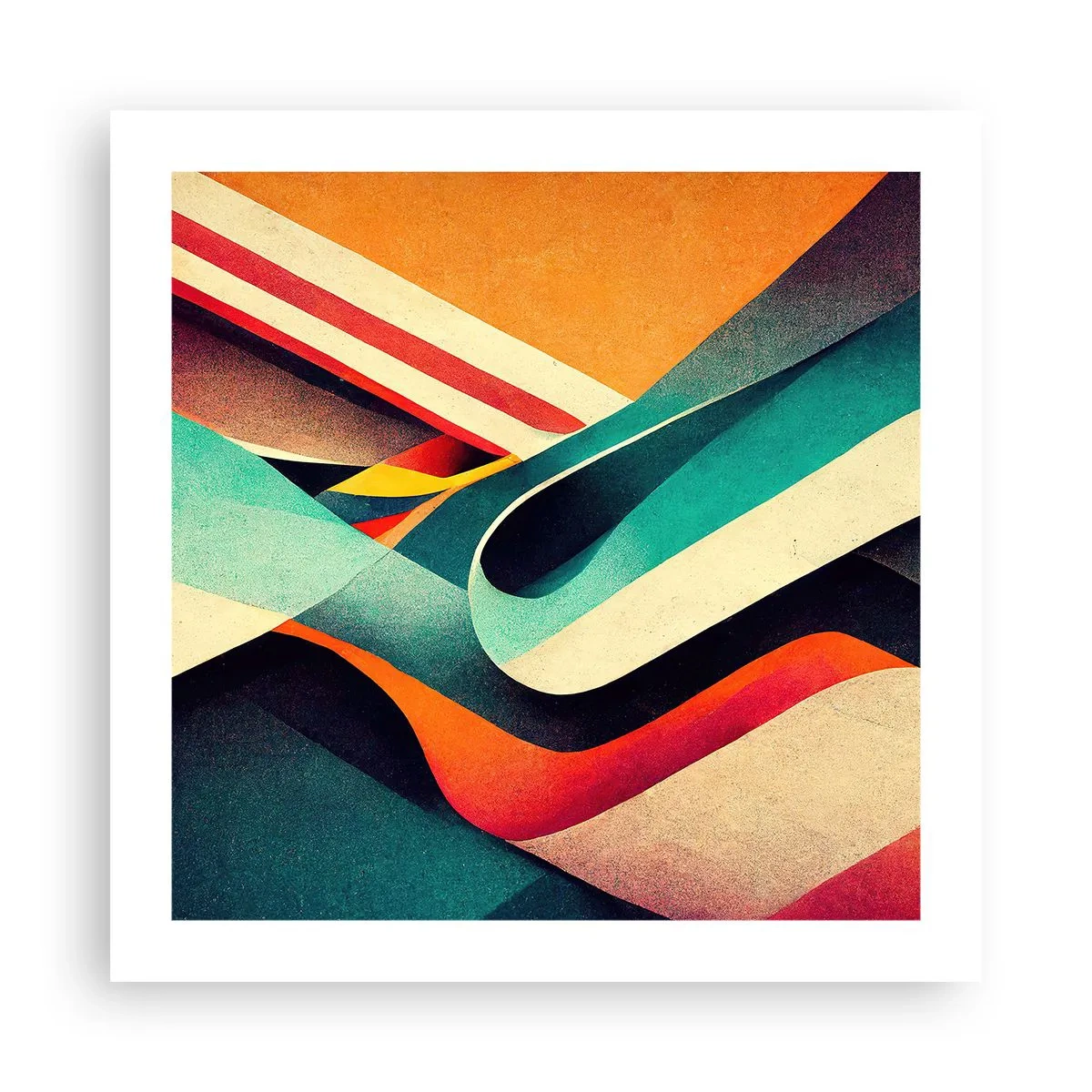 Póster - Composición intensa - 50x50 cm