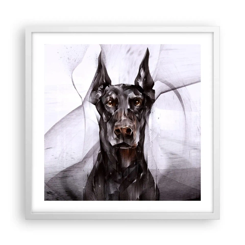 Póster en marco blanco - Nacido noble - 50x50 cm