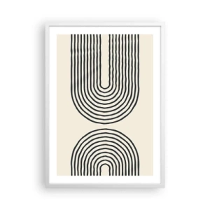 Póster en marco blanco - Próximamente... - 50x70 cm