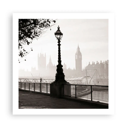 Póster - La mañana de Londres - 60x60 cm