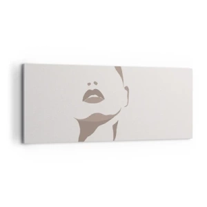 Cuadro sobre lienzo - Impresión de Imagen - Creación a partir de la luz y la sombra - 100x40 cm