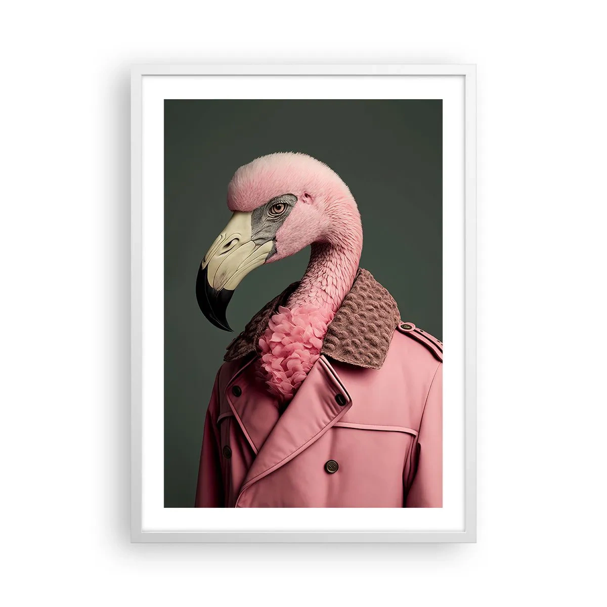 Póster en marco blanco - La auténtica elegancia - 50x70 cm