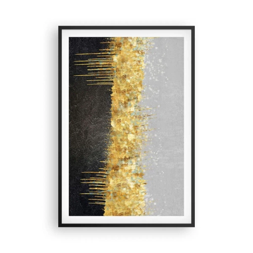 Póster en marco negro - Hacia arriba y hacia abajo - 61x91 cm