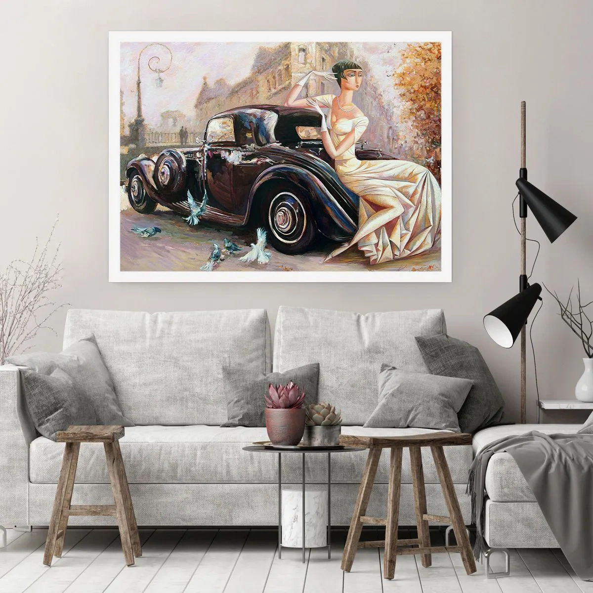 Póster - Elegancia retro - 50x40 cm