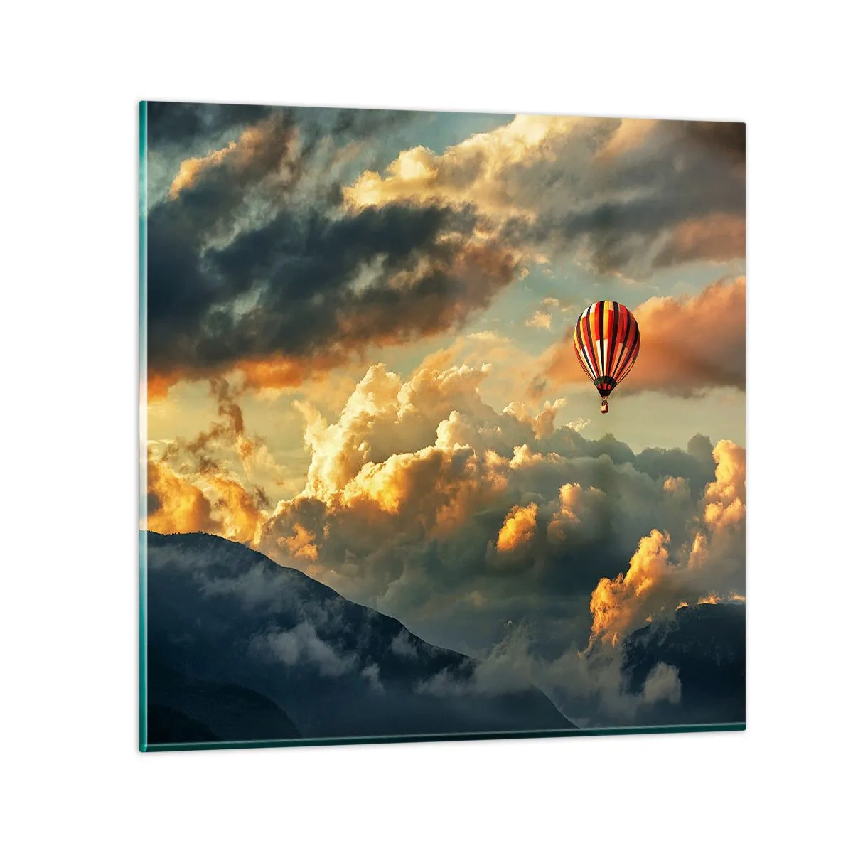 Cuadro sobre vidrio - Impresiones sobre Vidrio - Vuelo porque quiero - 60x60 cm