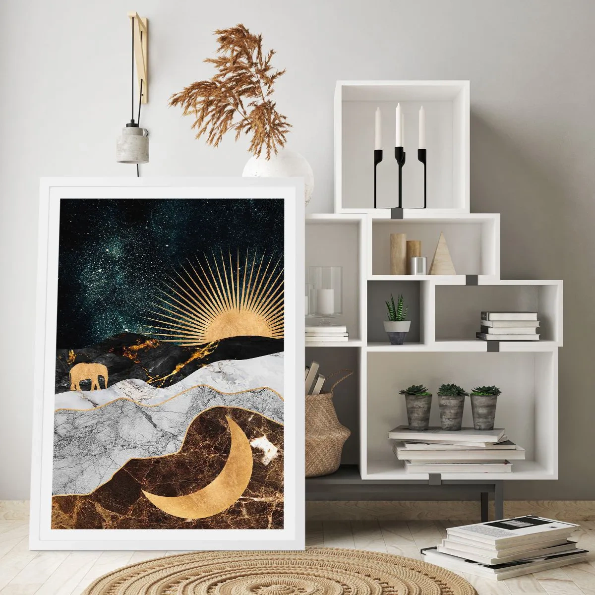 Póster en marco blanco - Leyes eternas - 50x70 cm