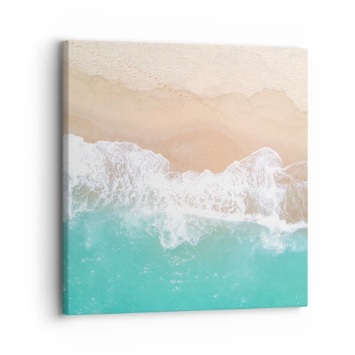 Cuadro sobre lienzo - Impresión de Imagen - Un toque acariciador - 30x30 cm