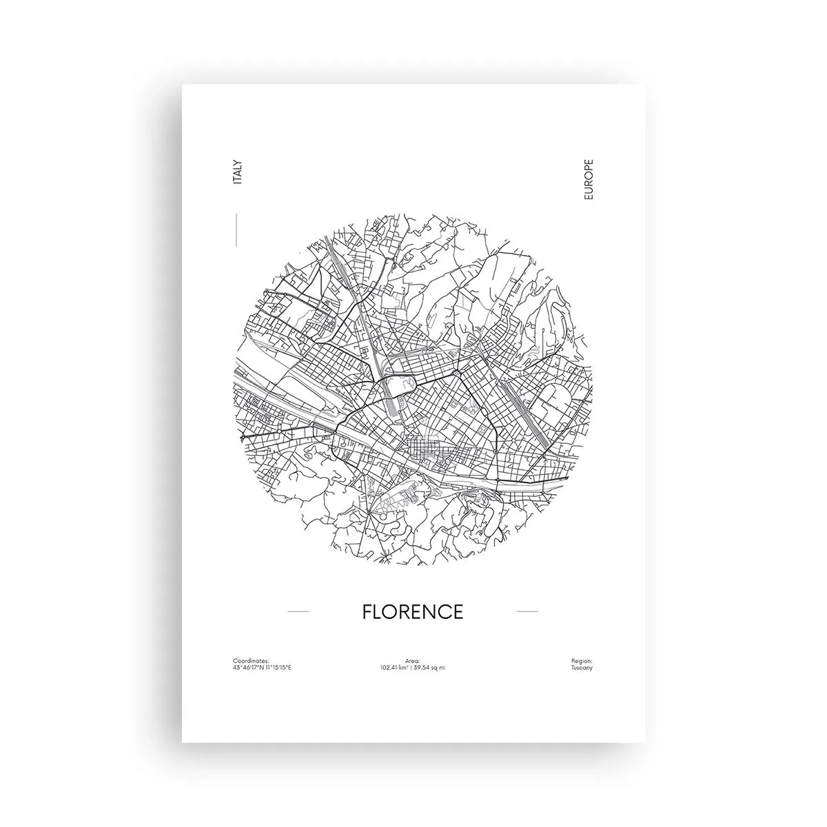 Póster - Anatomía de Florencia - 70x100 cm