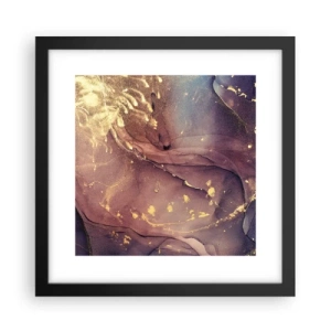 Póster en marco negro - Materia y espíritu - 30x30 cm