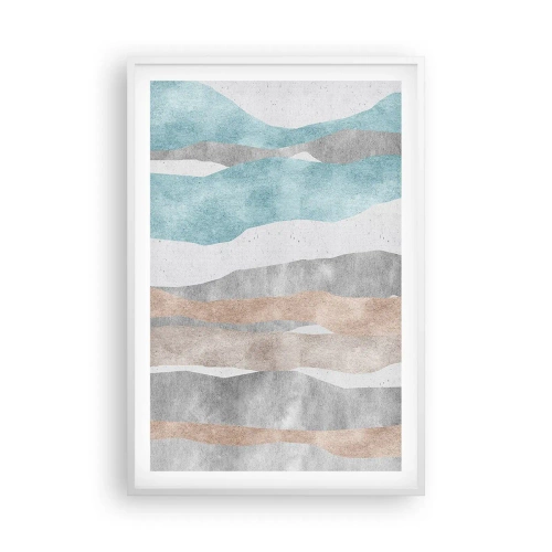 Póster en marco blanco - Un estudio de la cercanía - 61x91 cm