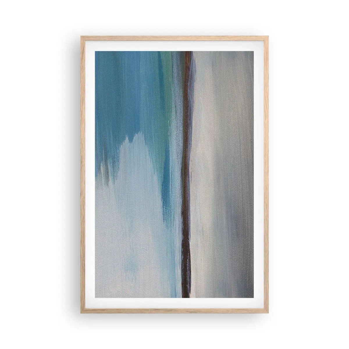 Póster en marco roble claro - Paisaje horizontal - 61x91 cm