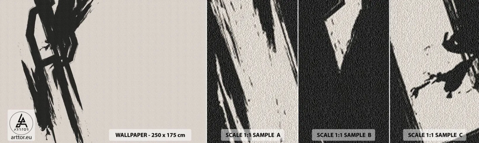 Muestra De Fotomural Standard Eco - Impulso imparable - Minimalismo, Vacío, Pedazo - 100x30 cm