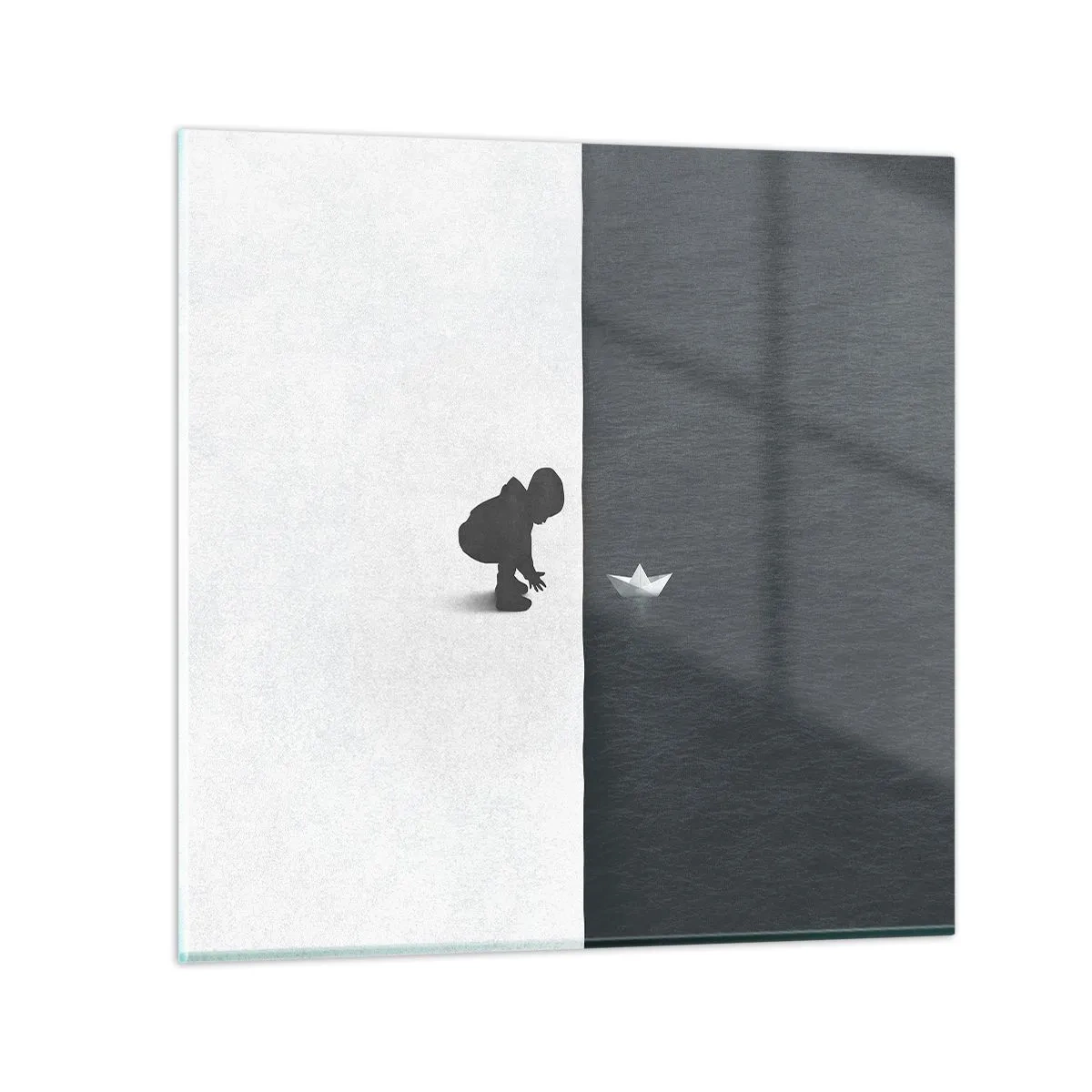 Cuadro sobre vidrio - Impresiones sobre Vidrio - Una gran expedición náutica - 40x40 cm