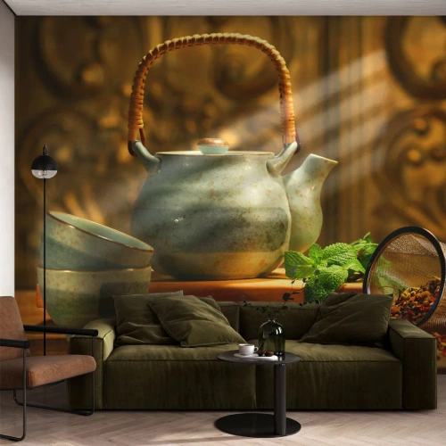 Fotomural personalizado Standard Eco - Tratado sobre el consumo de té - Gastronomía, Té, Hierbas secas