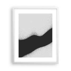 Póster en marco blanco - Equilibrio suave - 40x50 cm