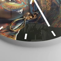 Esfera sin numeración, con rayas