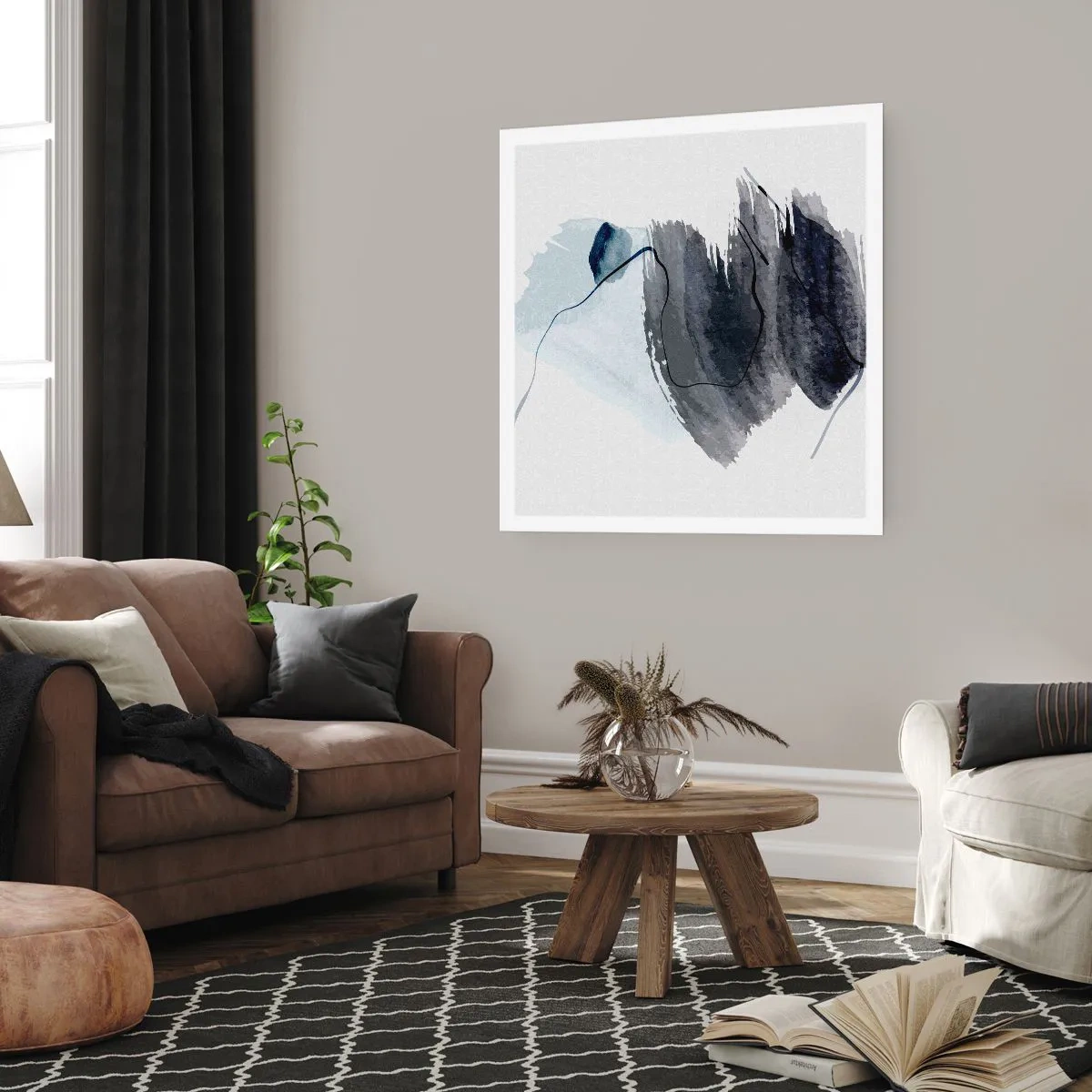 Póster - Intensidad y movimiento - 30x30 cm