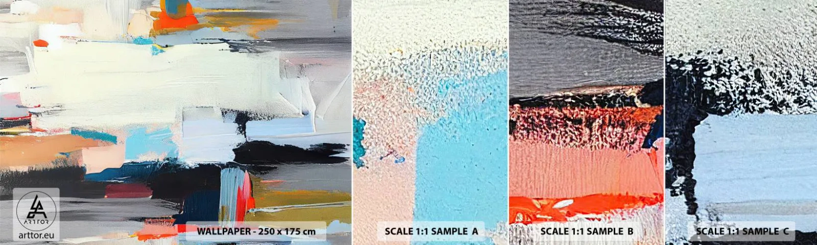 Muestra De Fotomural Standard Eco - ¿Existe un método único? - Moderno, pinturas, minimalista - 100x30 cm