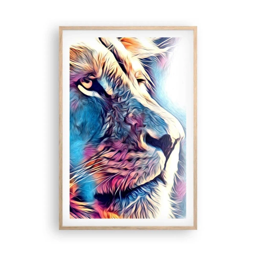 Póster en marco roble claro - La sabiduría de la naturaleza - 61x91 cm
