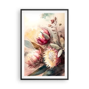 Póster en marco negro - De perfil y de frente - 61x91 cm