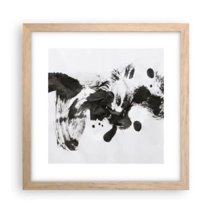 Póster en marco roble claro - ¿Un método en la locura? - 30x30 cm