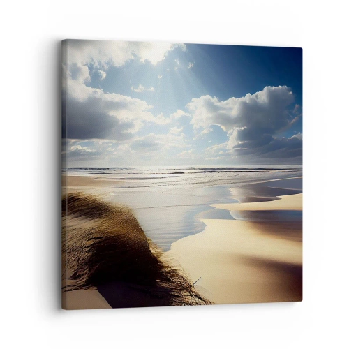 Cuadro sobre lienzo - Impresión de Imagen - Playa, playa salvaje - 30x30 cm