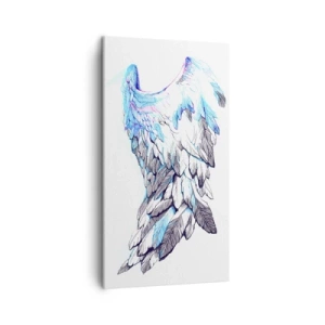 Cuadro sobre lienzo - Impresión de Imagen - Necesito alas - 45x80 cm