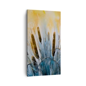 Cuadro sobre lienzo - Impresión de Imagen - El frío del agua, el calor del sol - 45x80 cm