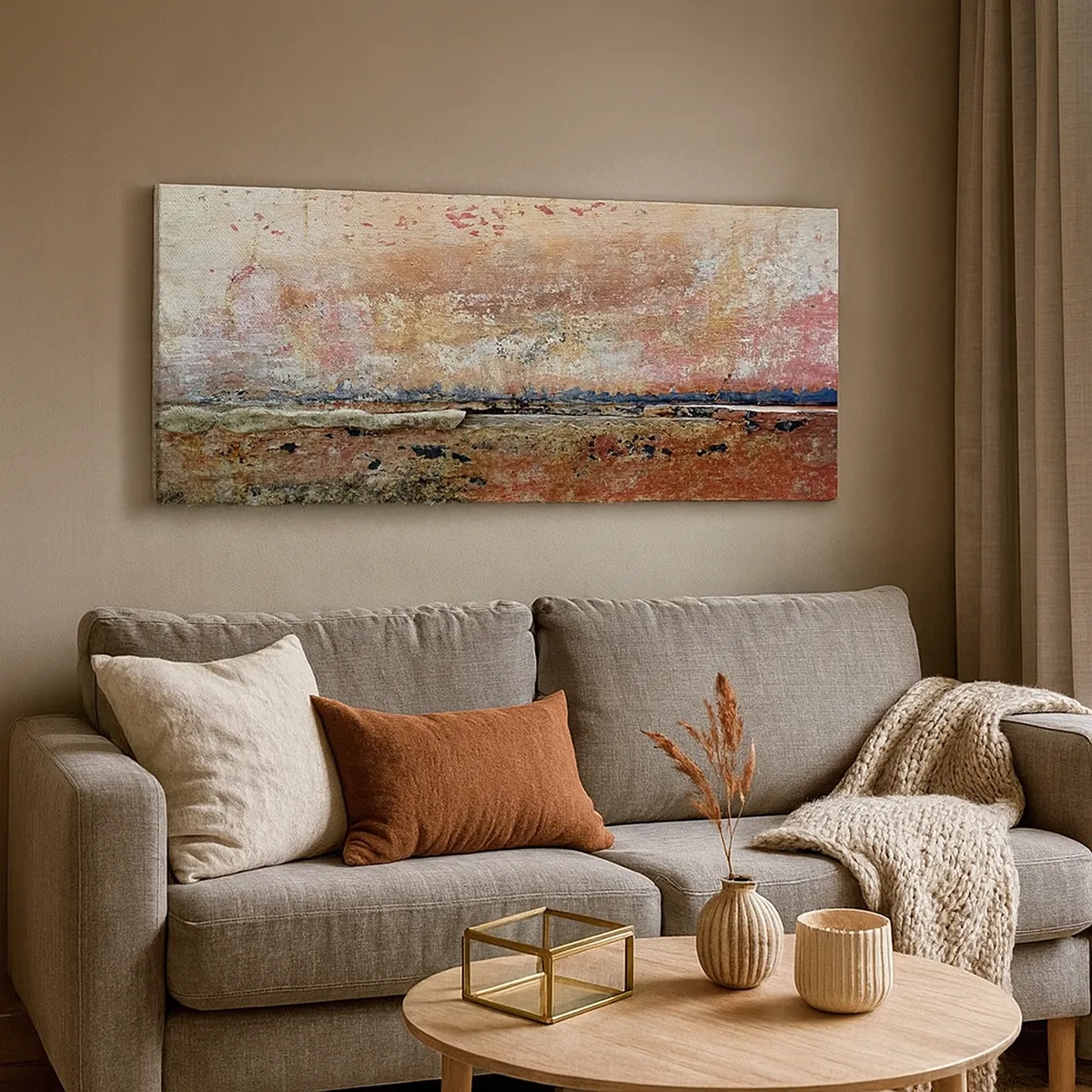 Cuadro sobre lienzo - Impresión de Imagen - Tal vez sea el mar - 30x30 cm