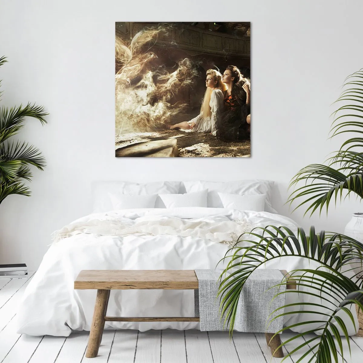 Cuadro sobre lienzo - Impresión de Imagen - Y hubo poesía - 40x40 cm