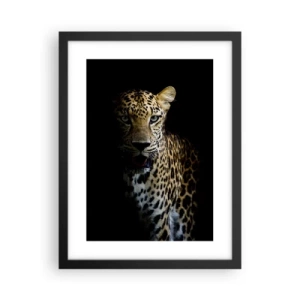 Póster en marco negro - Belleza oscura - 30x40 cm