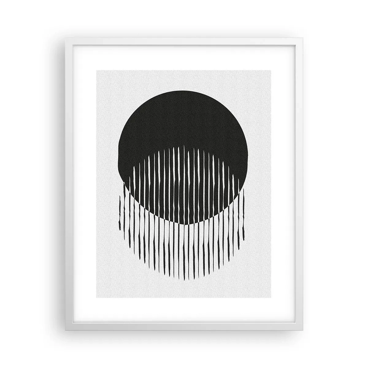 Póster en marco blanco - Su alter ego - 40x50 cm