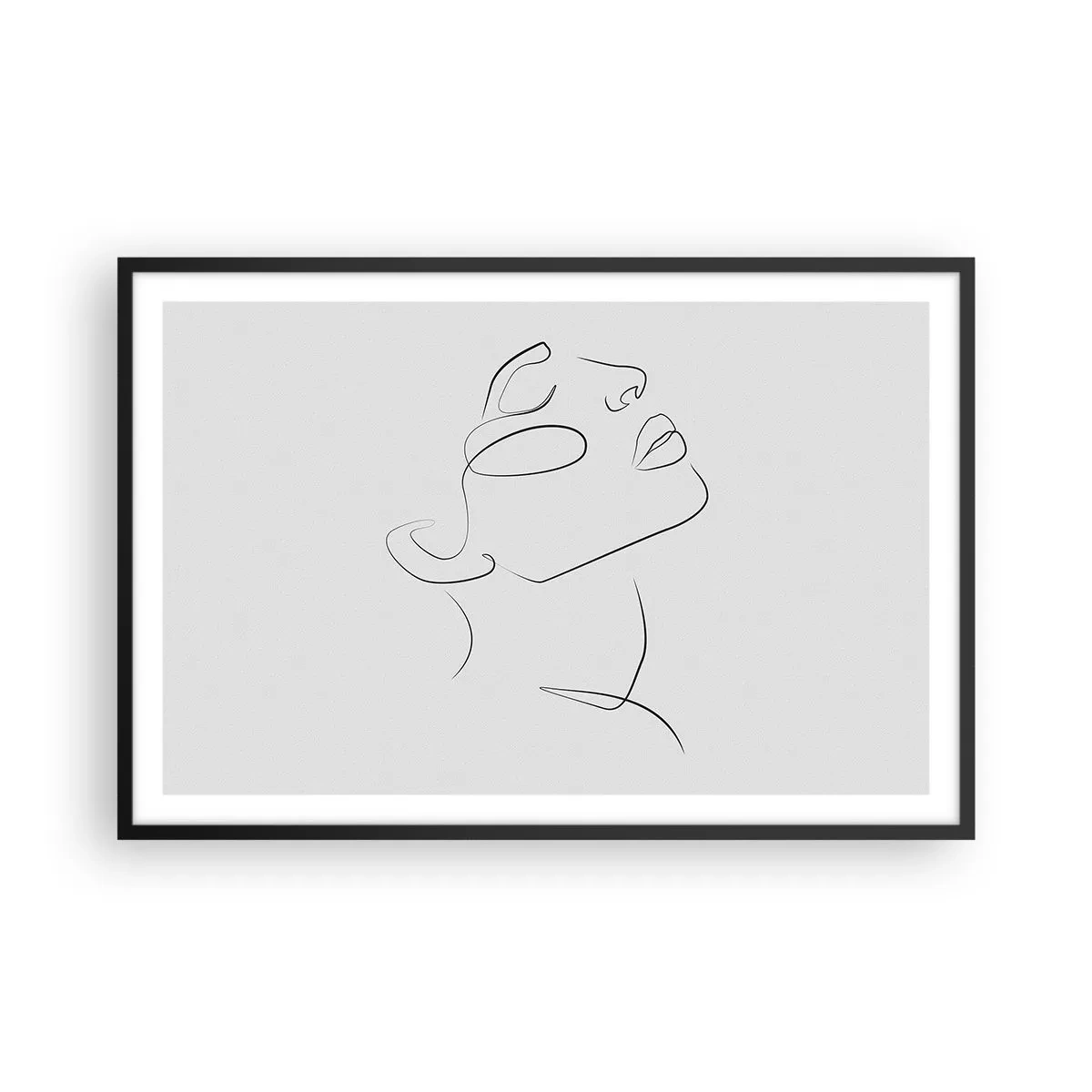 Póster en marco negro - Meandros de un sueño - 91x61 cm