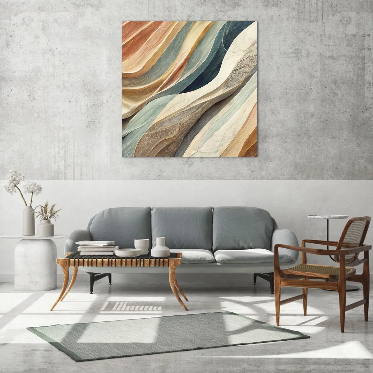 Cuadro sobre vidrio - Impresiones sobre Vidrio - Momentos previos al cambio - 50x50 cm