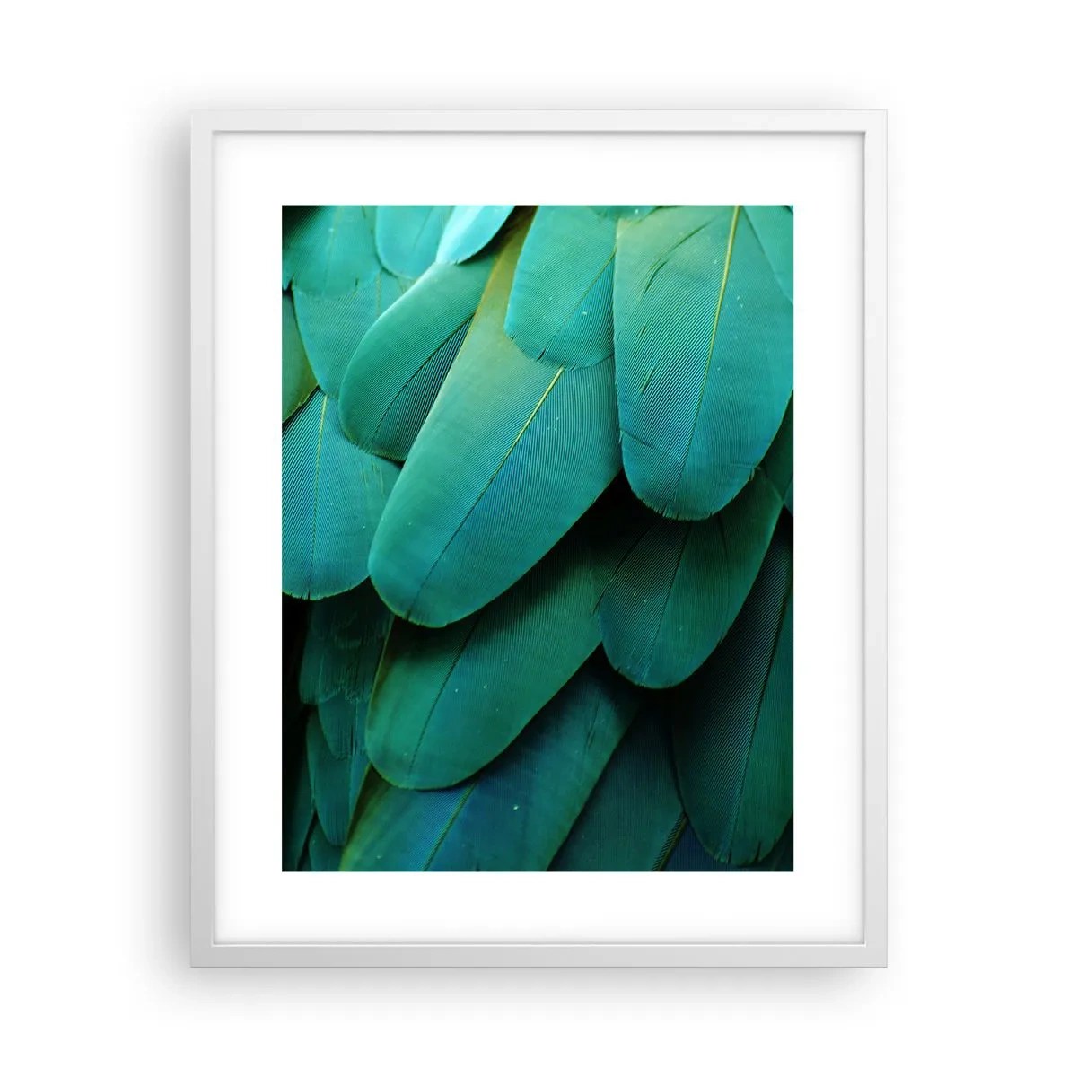 Póster en marco blanco - La precisión de la naturaleza  - 40x50 cm